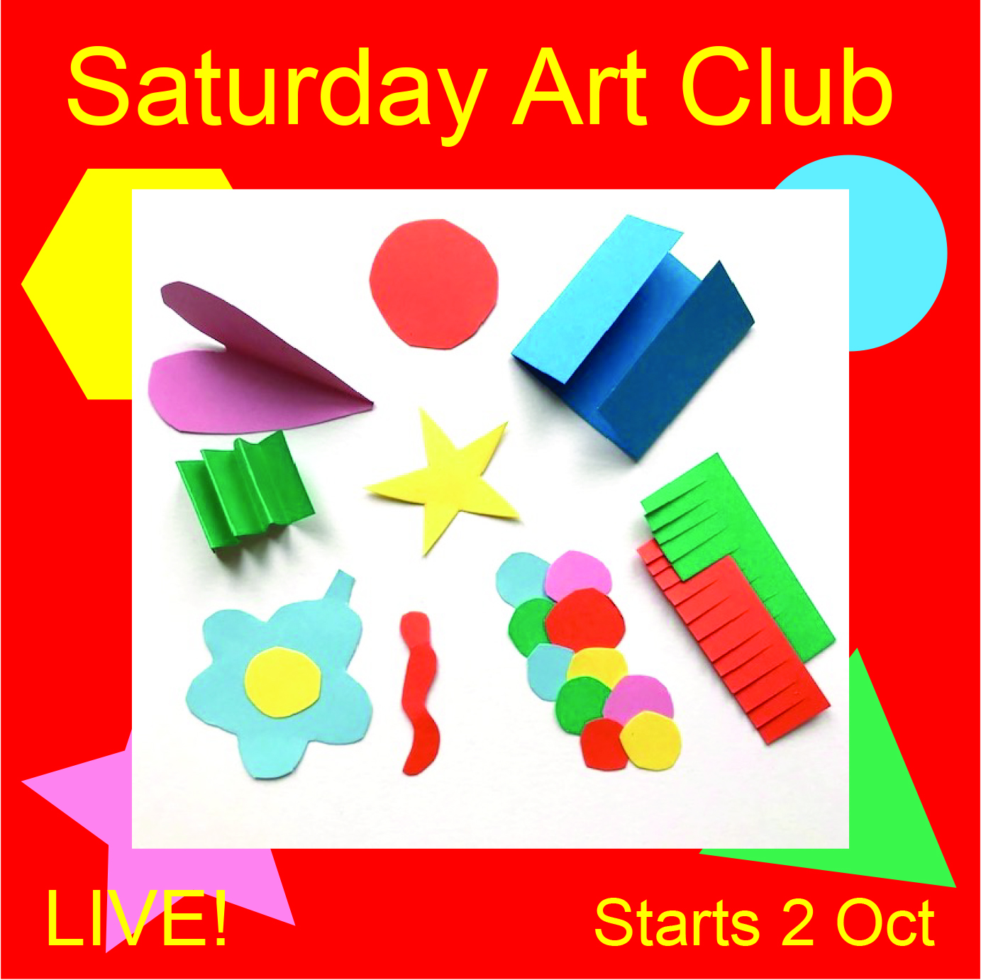 Saturday Art Club at Online