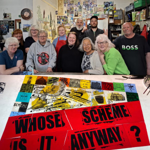 New stained glass window unveiled at The Bridge library